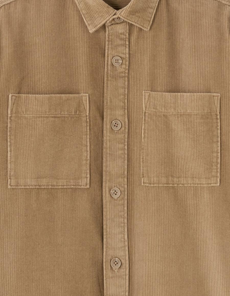 cord-overshirt aus 100 baumwolle