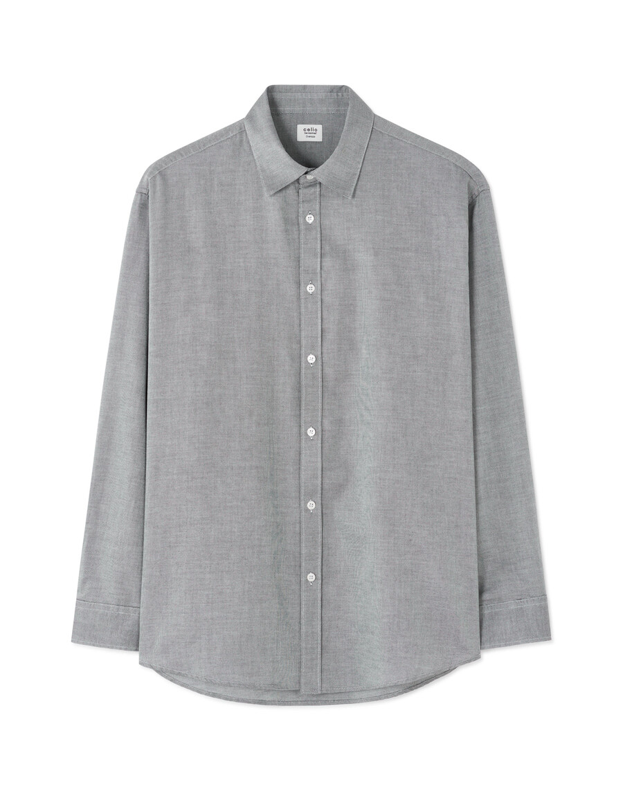 oversized oxford-hemd aus 100 baumwolle
