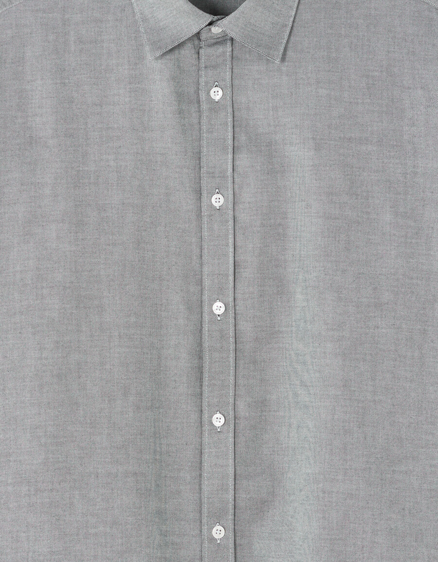 oversized oxford-hemd aus 100 baumwolle