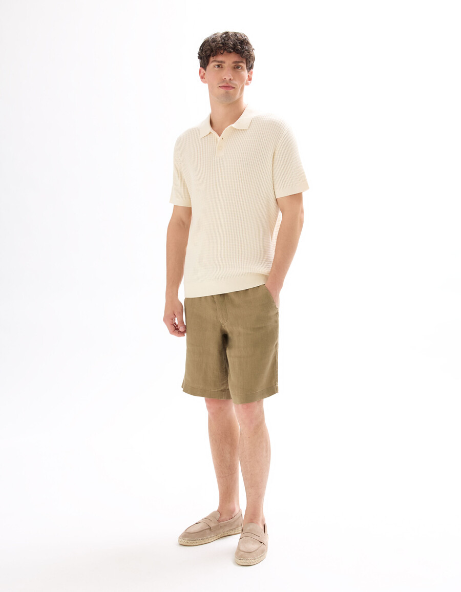bermudashorts 100 leinen