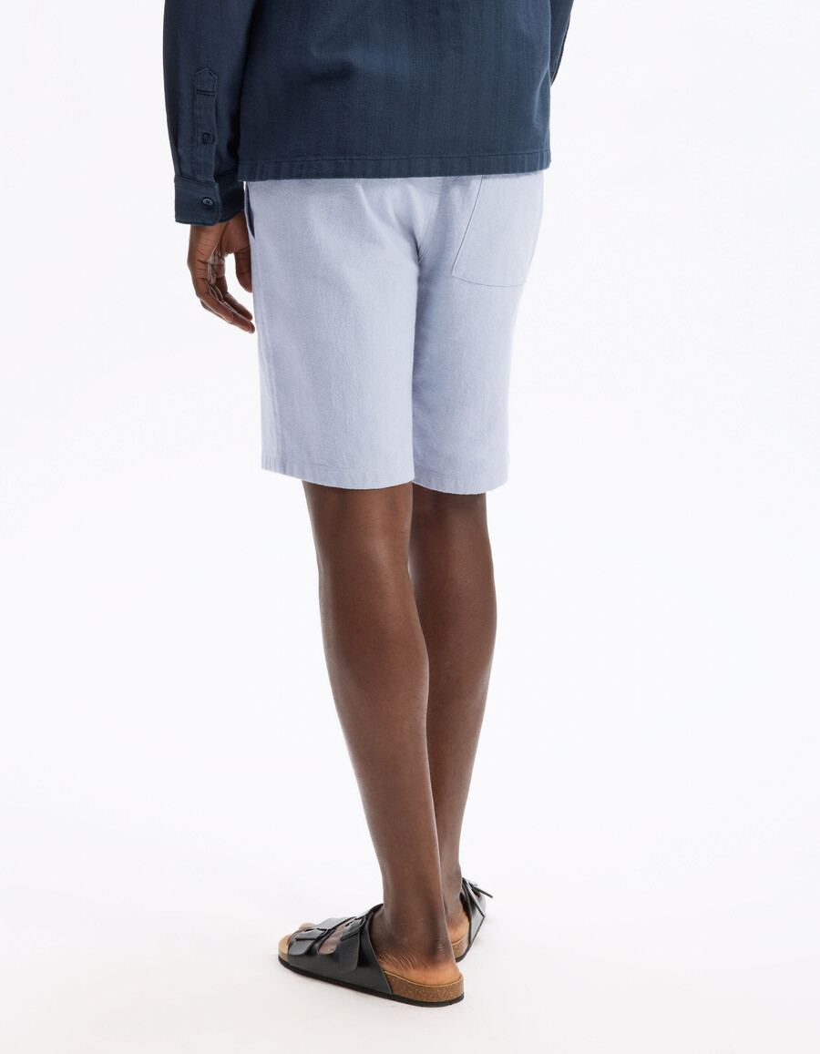 bermuda-shorts aus 100 baumwolle