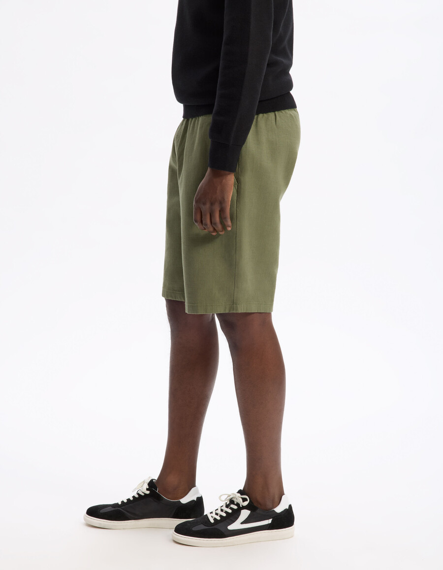 bermuda-shorts aus 100 baumwolle