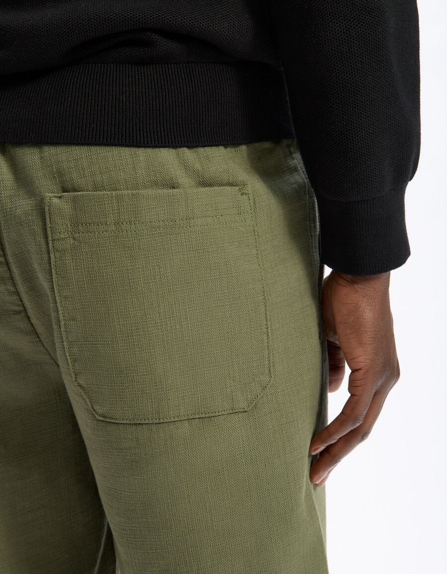 bermuda-shorts aus 100 baumwolle