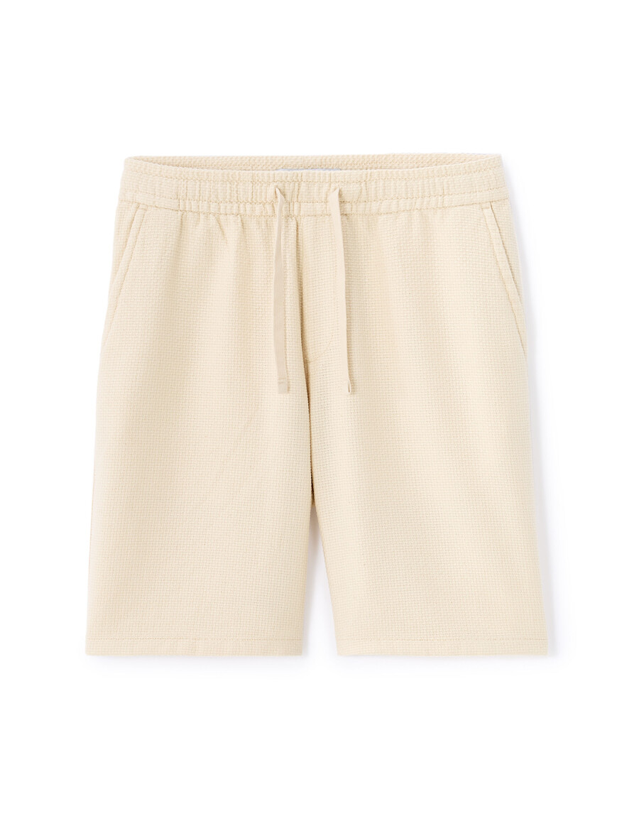 bermuda-shorts aus 100 baumwoll-canvas