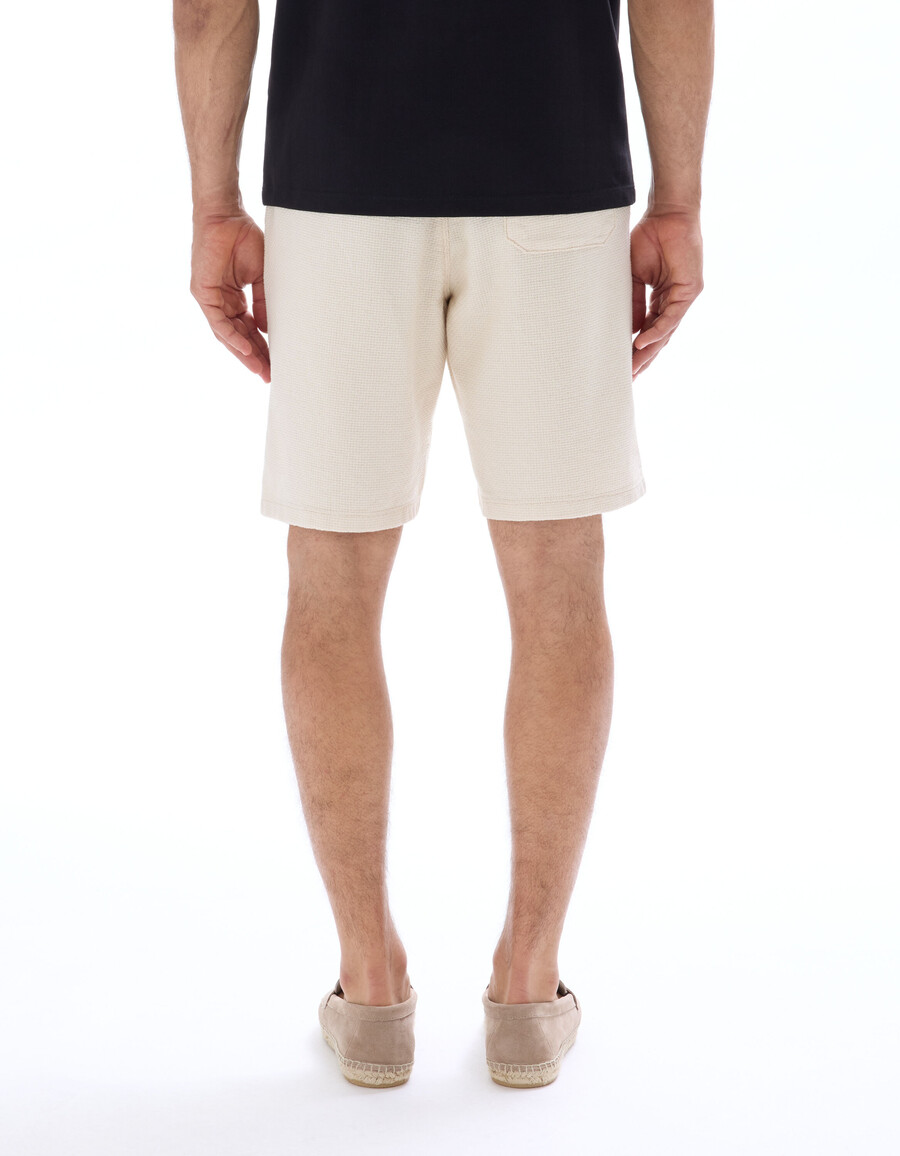 bermuda-shorts aus 100 baumwoll-canvas