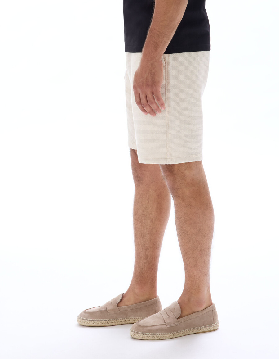bermuda-shorts aus 100 baumwoll-canvas