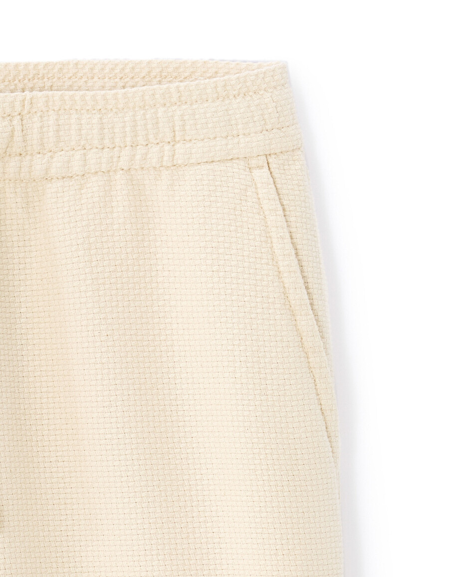 bermuda-shorts aus 100 baumwoll-canvas