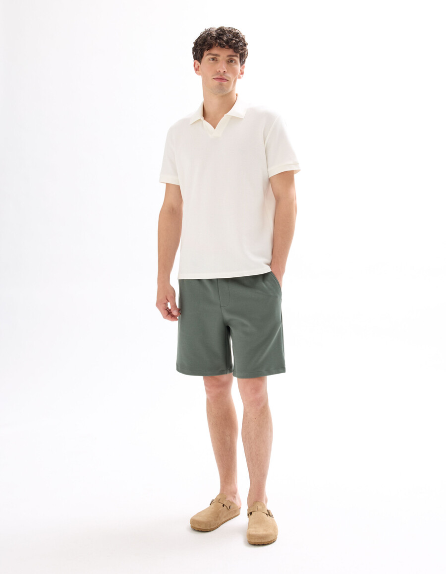 stretch-piqué-bermudashorts