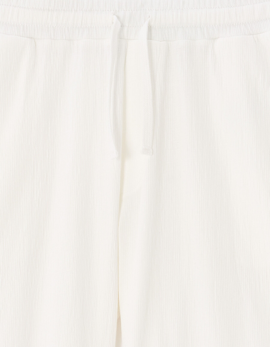 bermuda-shorts mit kordelzug im bund aus stretch-baumwolle