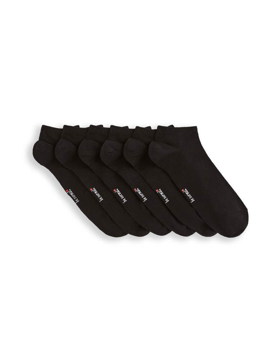 packung mit 6 paar kurzen socken aus baumwollmischgewebe