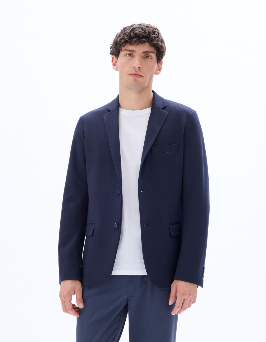 schmal geschnittener stretch-blazer
