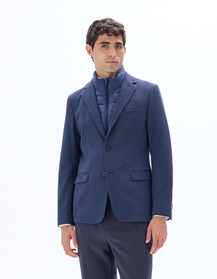 blazer mit integrierter daunenjacke