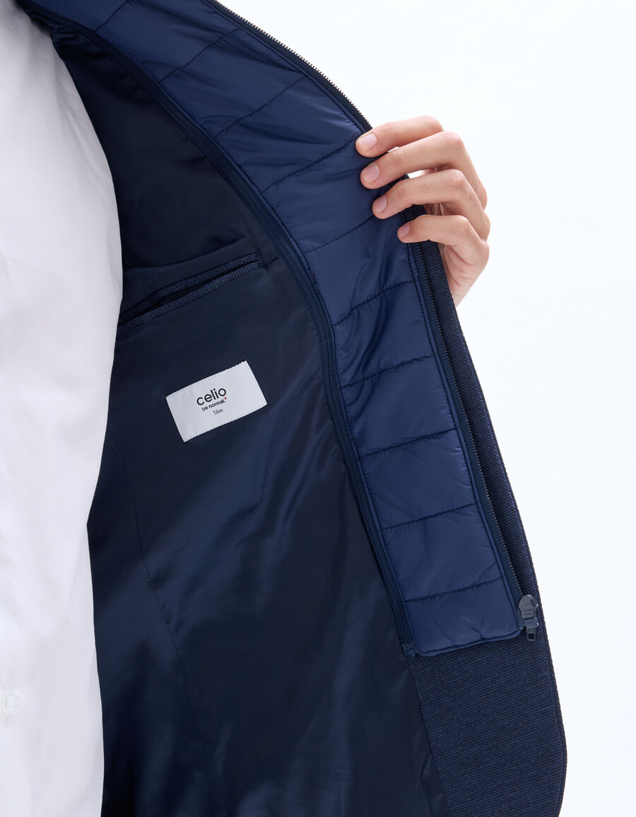 blazer mit integrierter daunenjacke