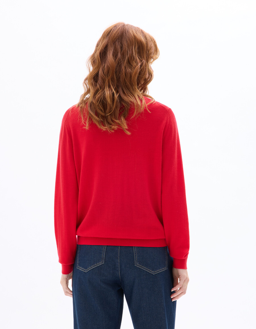 rollkragenpullover aus 100 merinowolle