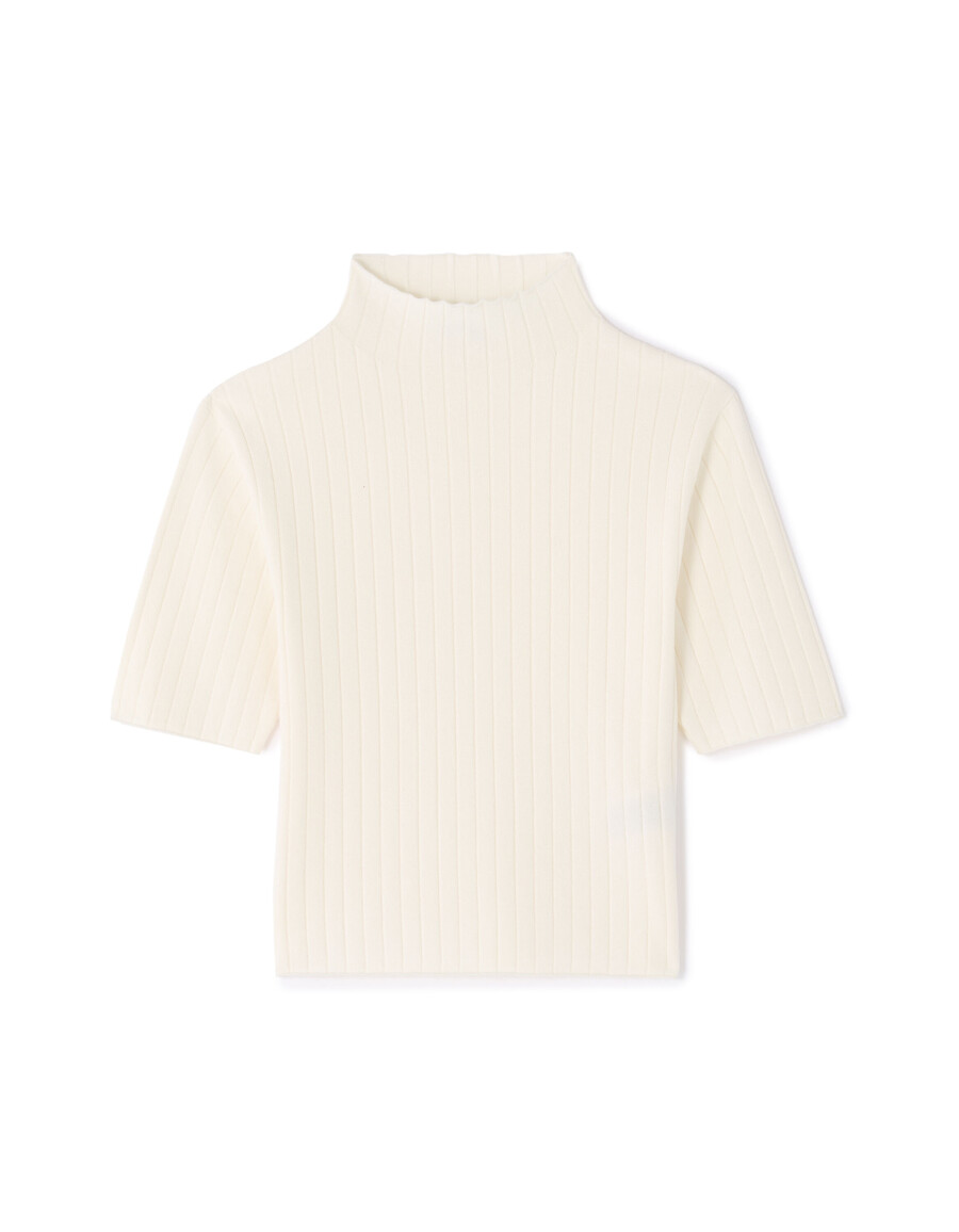 geripptes strick-crop-top