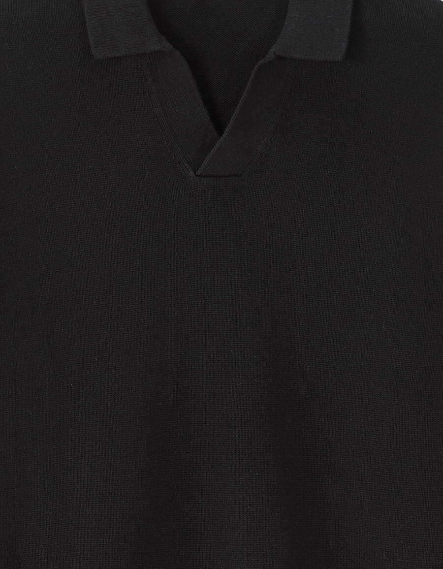 oversized-pullover mit haifischkragen 100 baumwolle