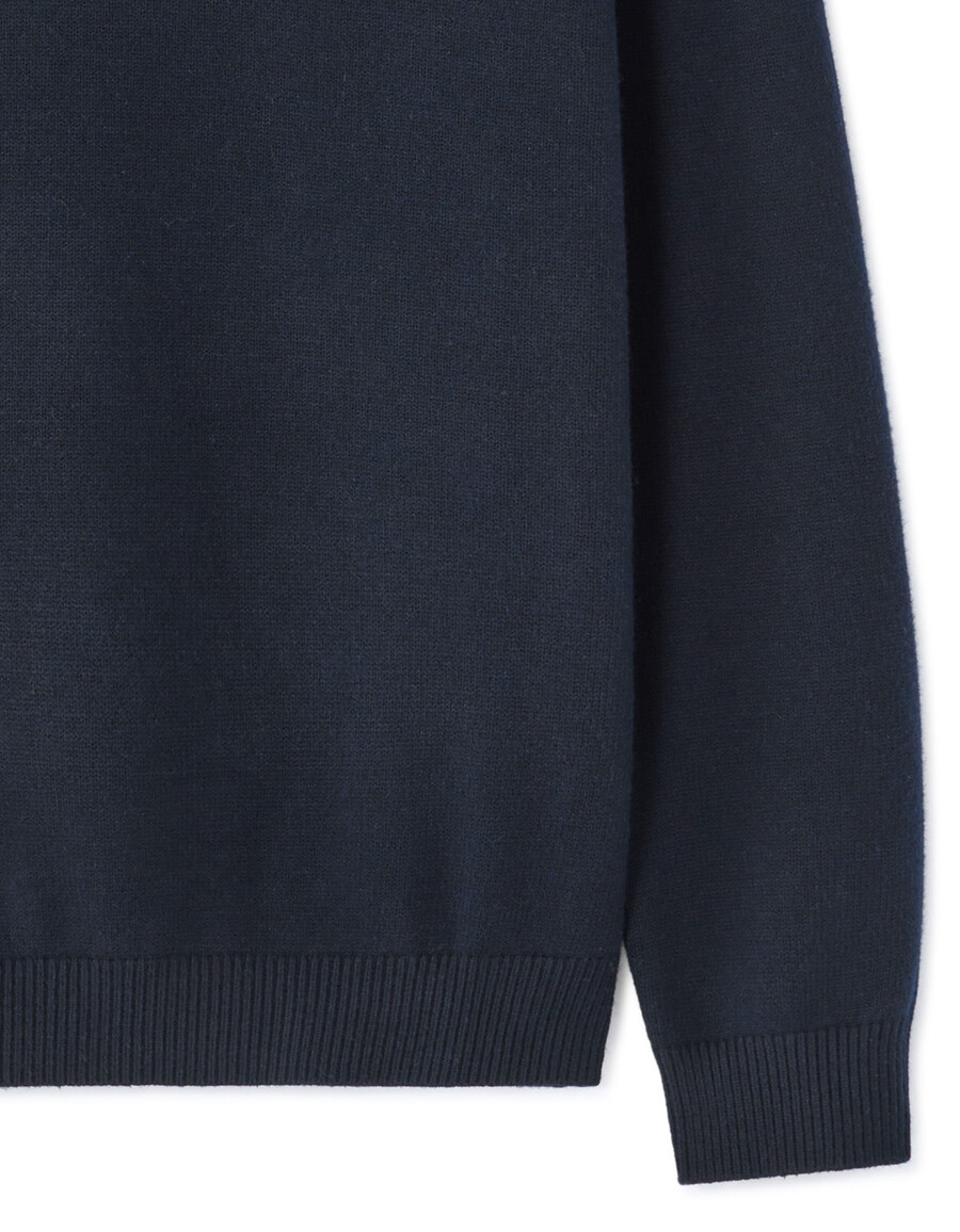 thermolite rundhals-sweater meliert