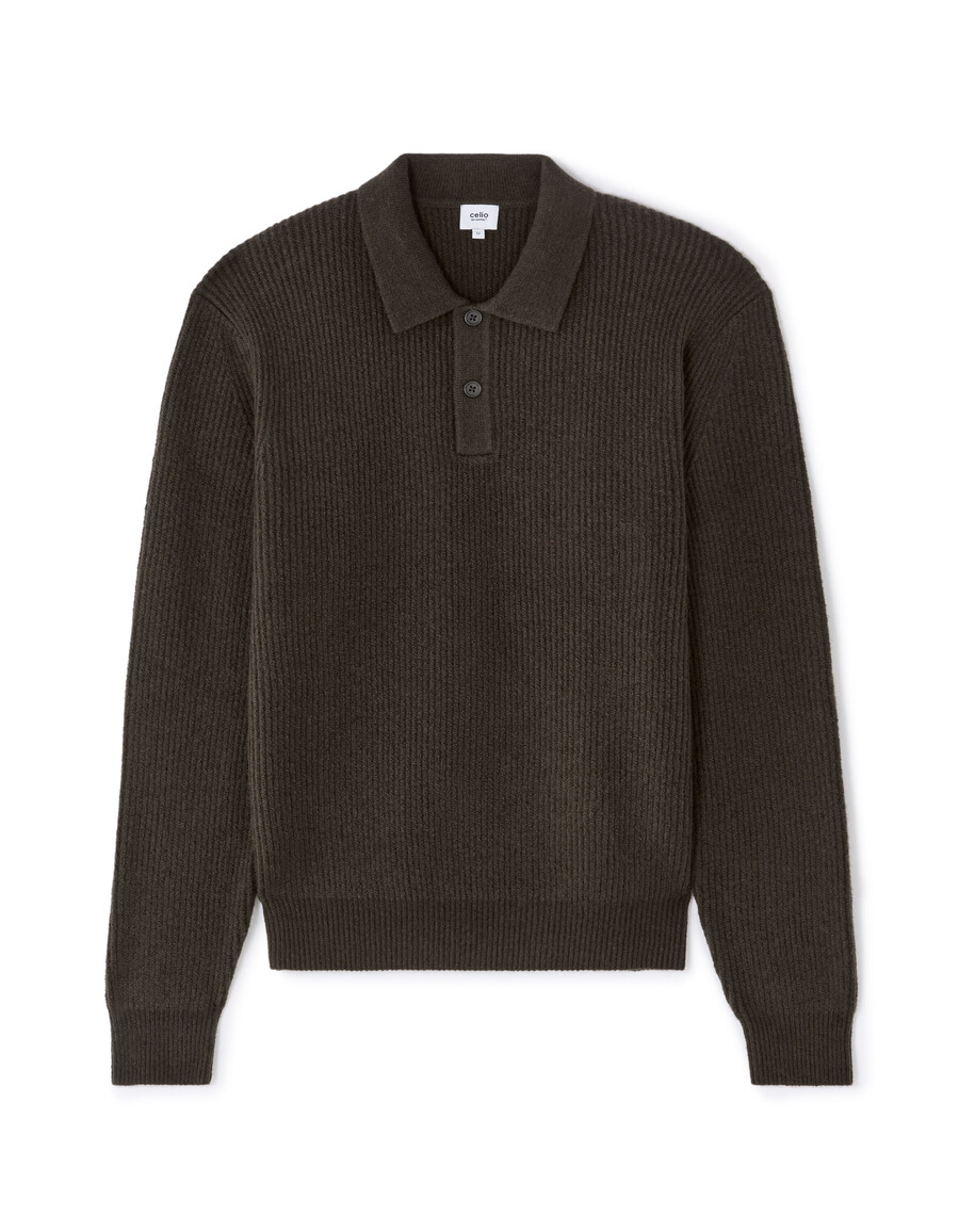 strickpullover mit perlenkragen