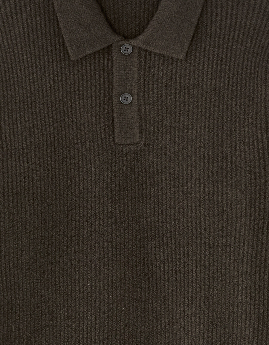 strickpullover mit perlenkragen