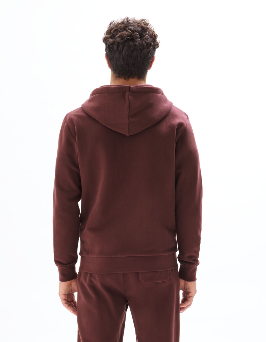 kapuzenpullover mit reißverschluss aus 100 baumwolle