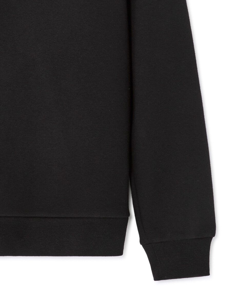 polo-sweatshirt in regulärer passform