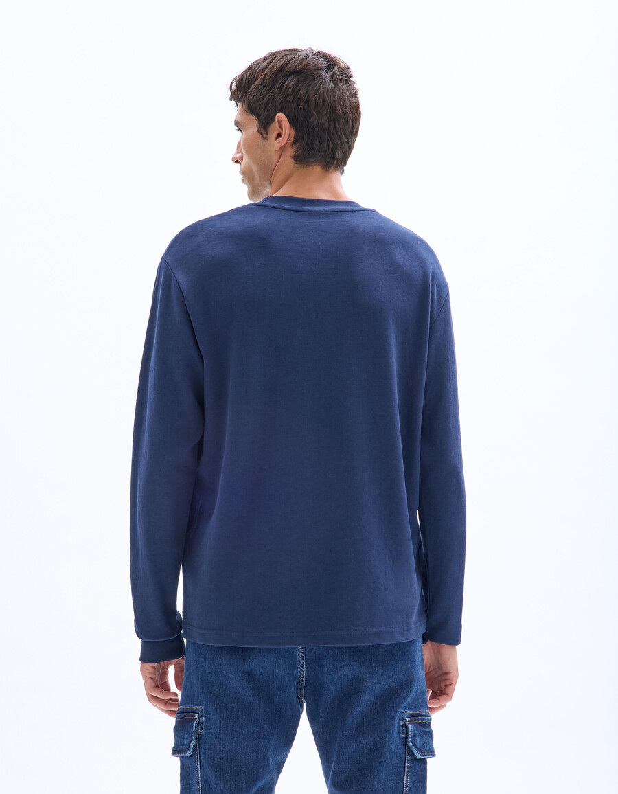 lässiges langarm-t-shirt