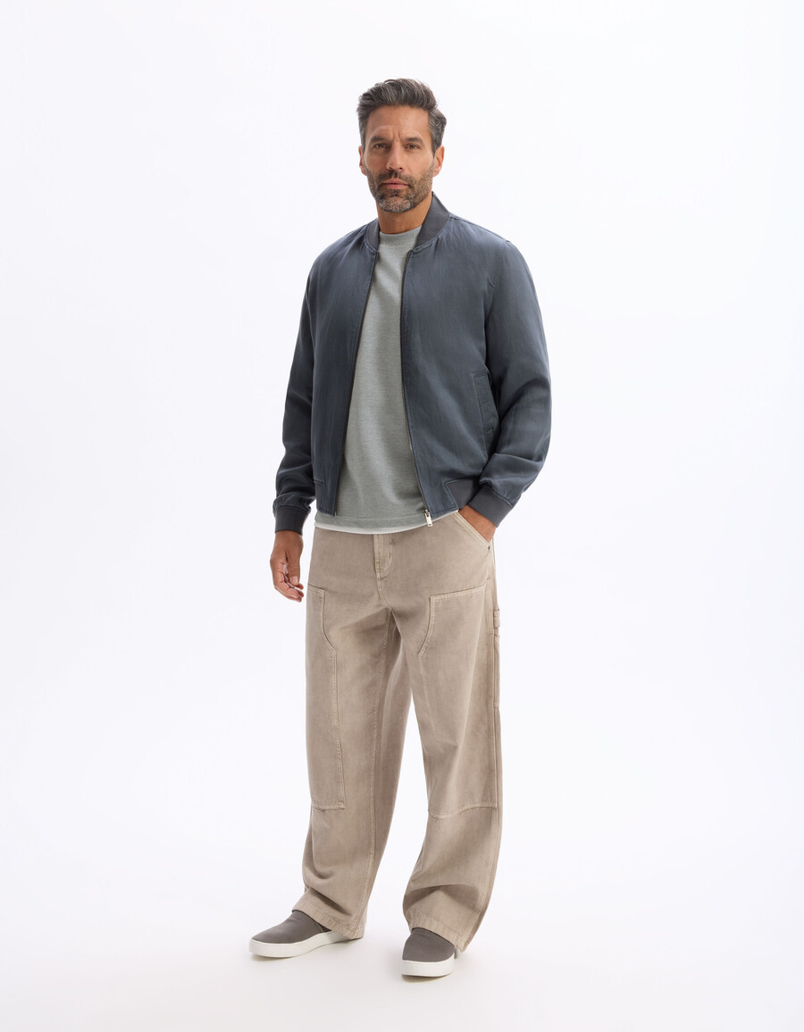 oversized t-shirt mit rundhalsausschnitt