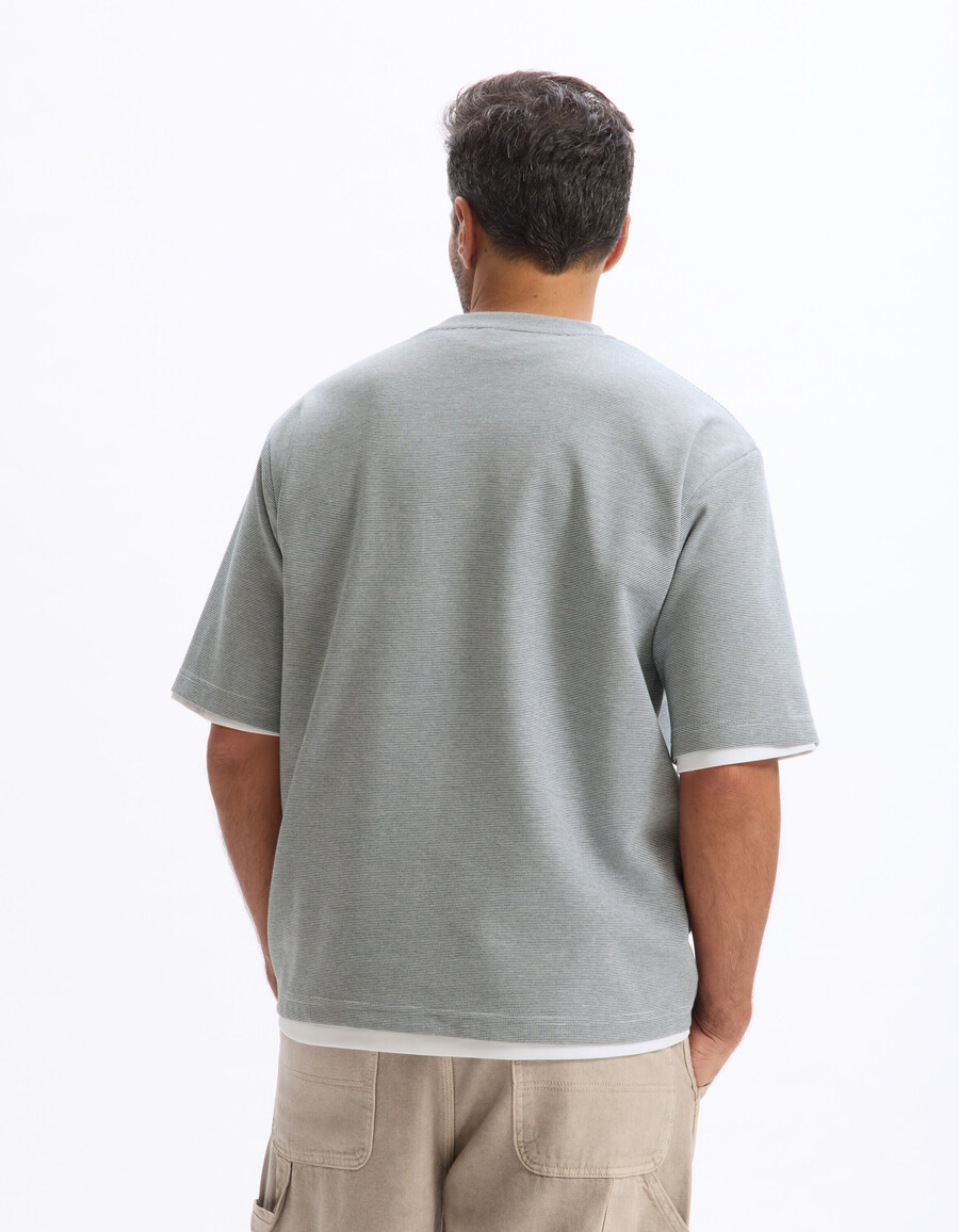 oversized t-shirt mit rundhalsausschnitt