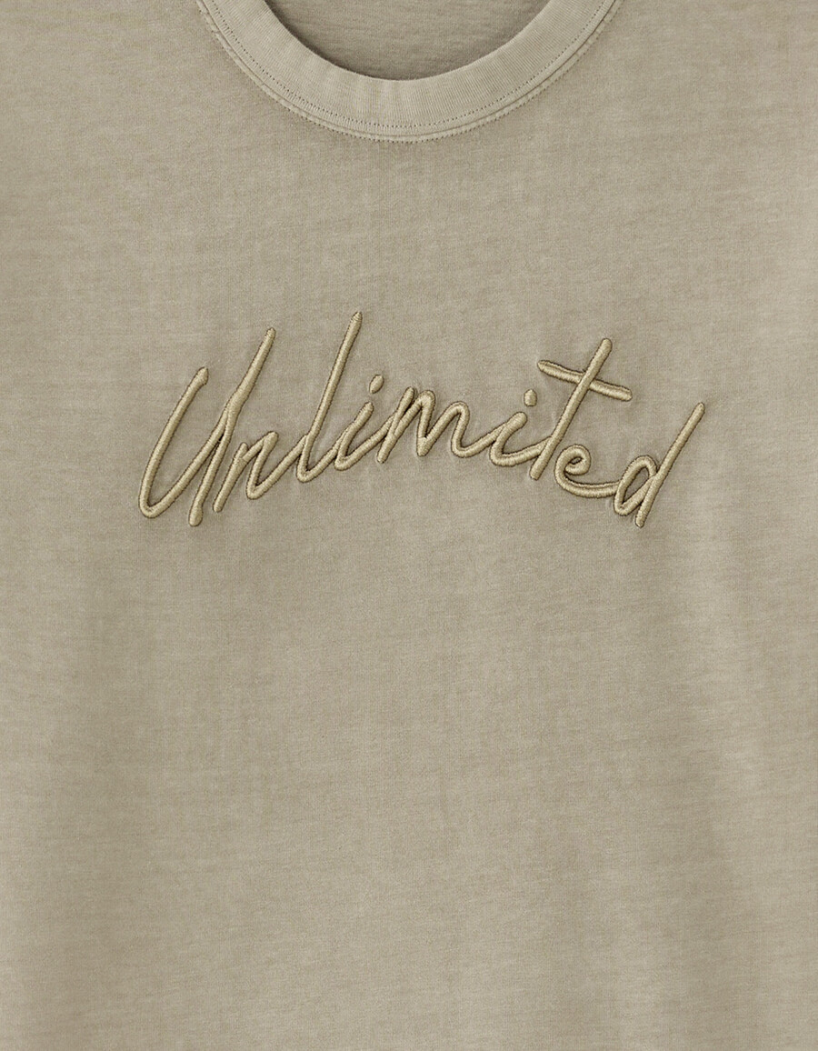 kastenförmiges t-shirt mit rundhalsausschnitt 100 baumwolle