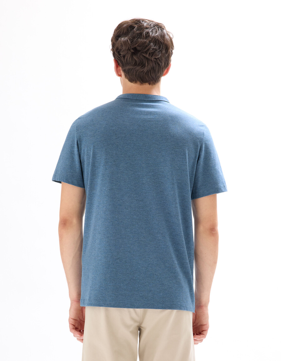henley-t-shirt in regulärer passform