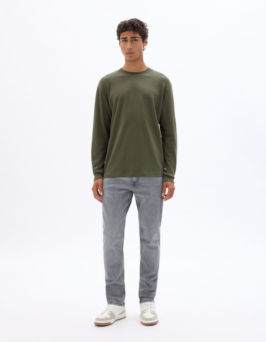 oversized langarm-t-shirt