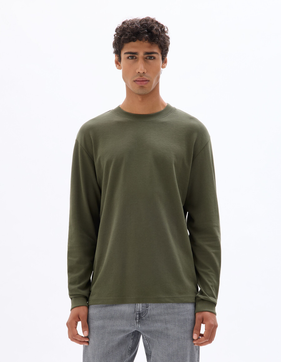 oversized langarm-t-shirt