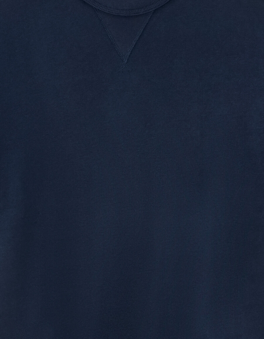 kastenförmiges t-shirt mit rundhalsausschnitt 100 baumwolle