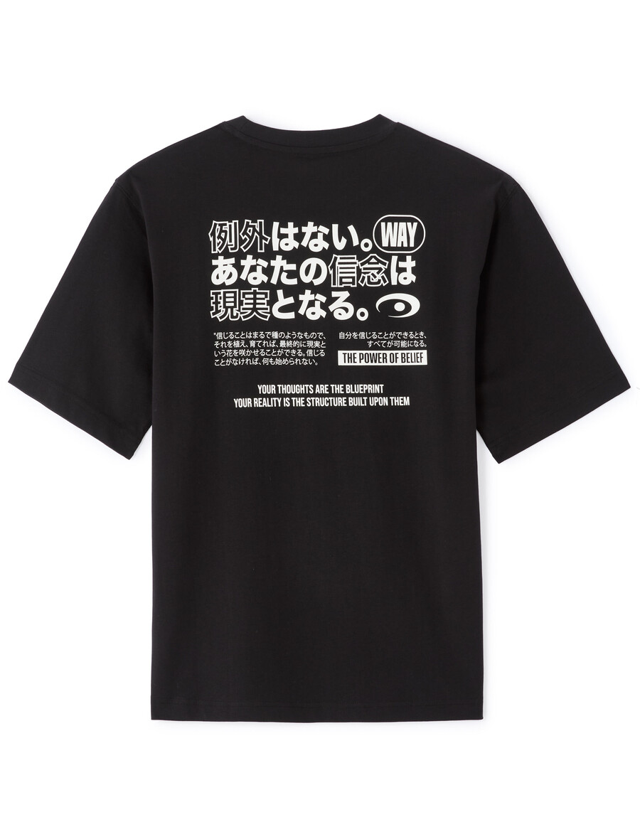 oversized-t-shirt mit rundhalsausschnitt 100 baumwolle bedruckt