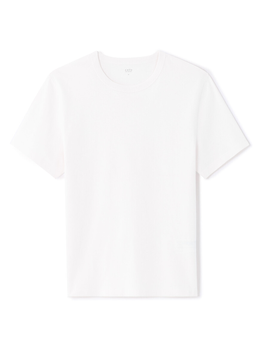 kastenförmiger rundhalsausschnitt 100 schweres baumwoll-t-shirt