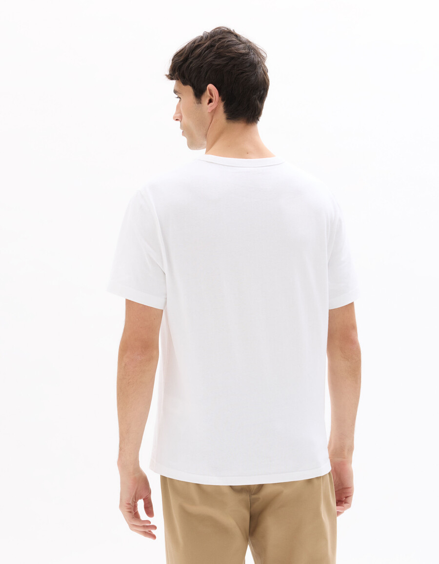 kastenförmiger rundhalsausschnitt 100 schweres baumwoll-t-shirt