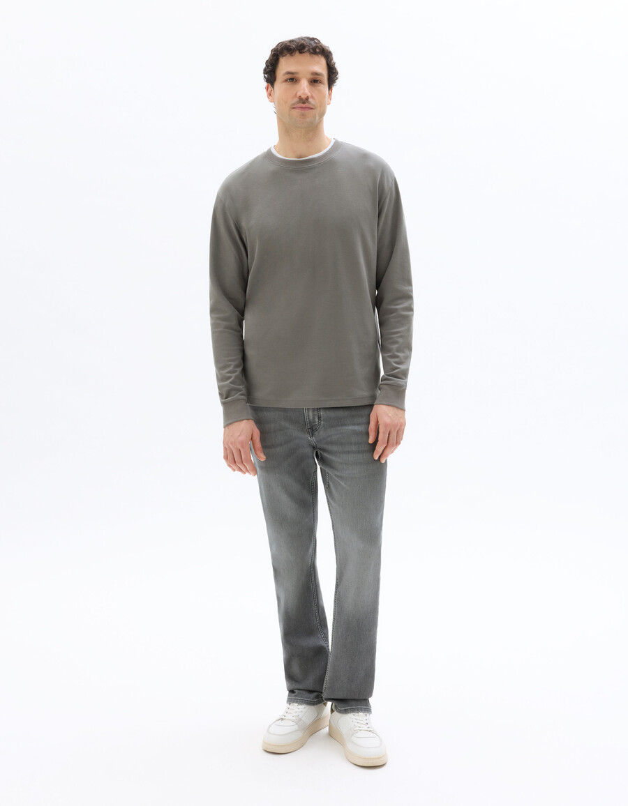 oversized langarm-t-shirt