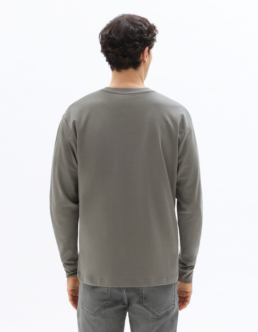 oversized langarm-t-shirt