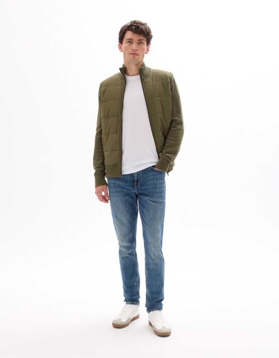 milano-strickjacke aus 100 baumwolle