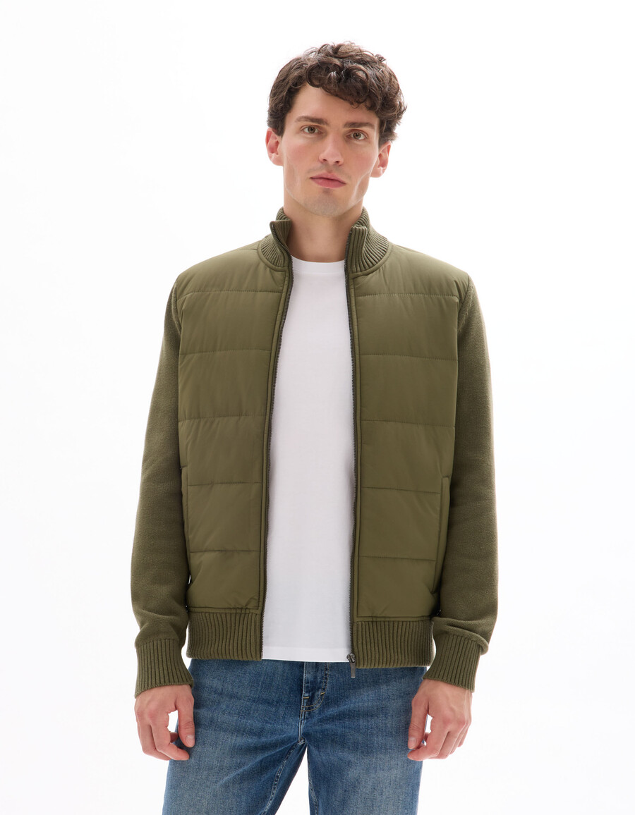 milano-strickjacke aus 100 baumwolle