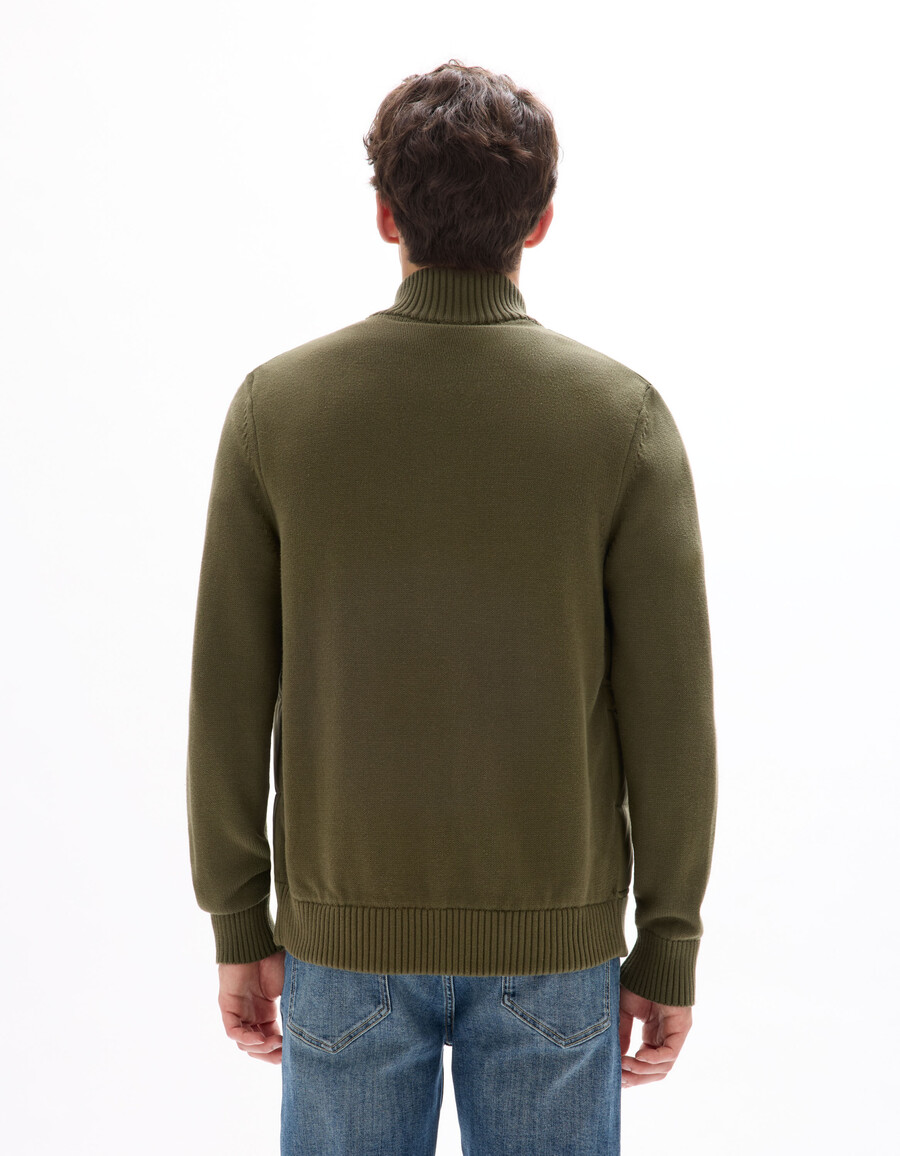 milano-strickjacke aus 100 baumwolle