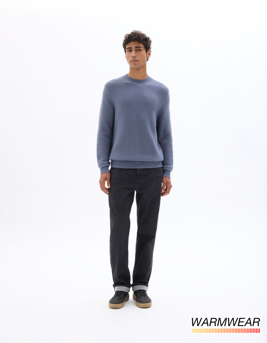 gerade geschnittene thermolite stretch-baumwolljeans