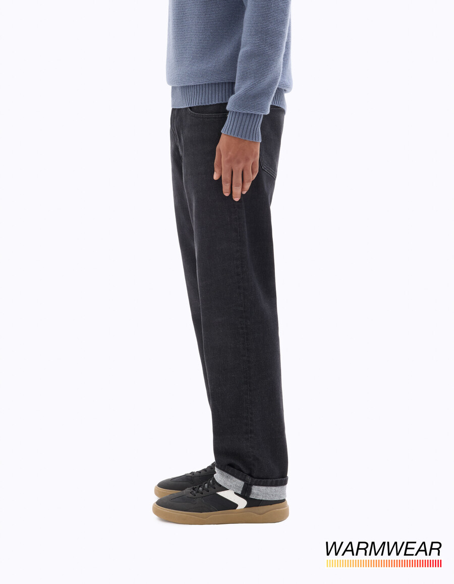 gerade geschnittene thermolite stretch-baumwolljeans